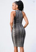 Load image into Gallery viewer, Snakeprint Bodycon
