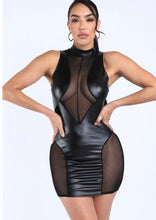 Load image into Gallery viewer, Leather Mini Dress
